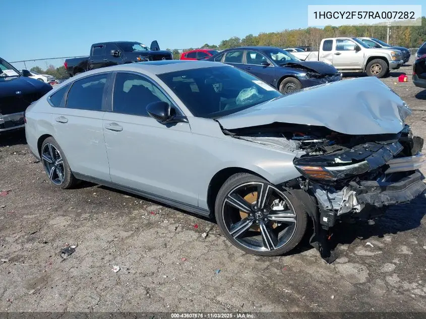 1HGCY2F57RA007282 2024 Honda Accord Hybrid Sport