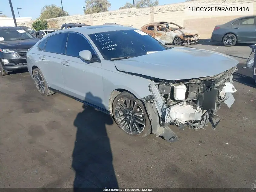 1HGCY2F89RA031416 2024 Honda Accord Hybrid Touring