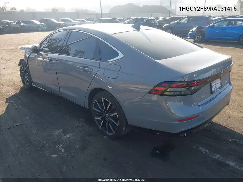 1HGCY2F89RA031416 2024 Honda Accord Hybrid Touring