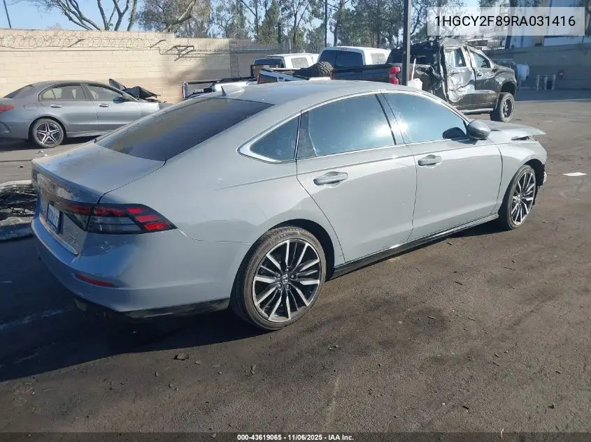 1HGCY2F89RA031416 2024 Honda Accord Hybrid Touring
