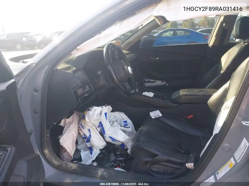 1HGCY2F89RA031416 2024 Honda Accord Hybrid Touring
