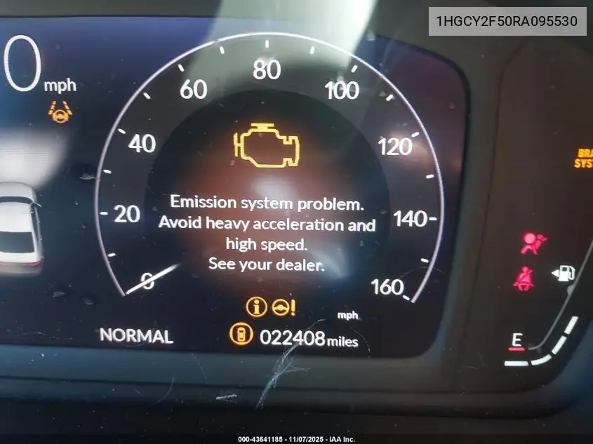 1HGCY2F50RA095530 2024 Honda Accord Hybrid Sport