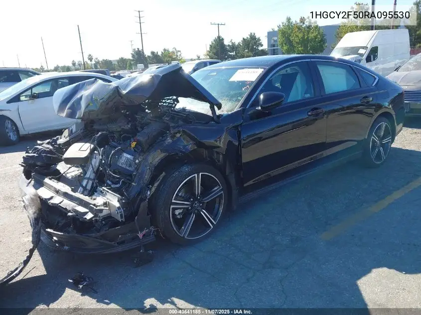 1HGCY2F50RA095530 2024 Honda Accord Hybrid Sport