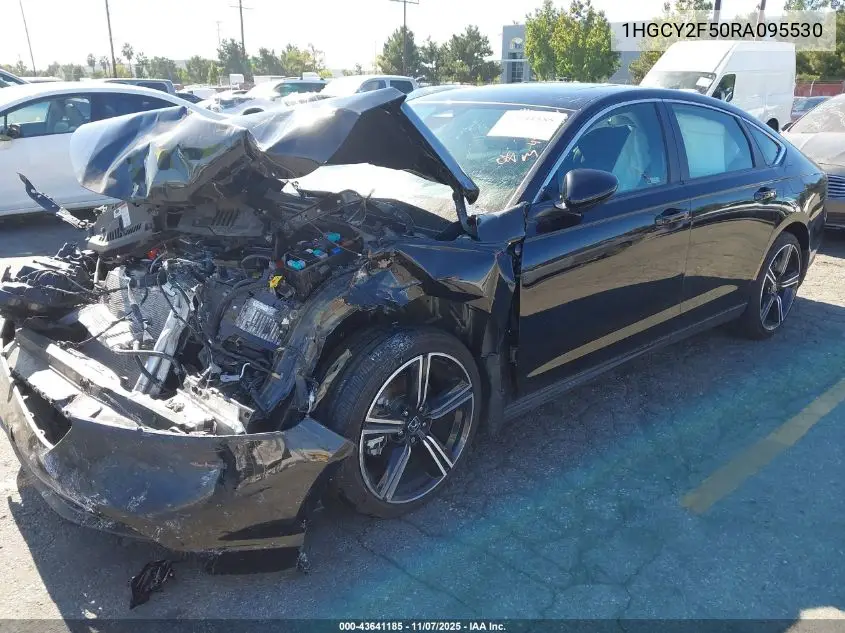 1HGCY2F50RA095530 2024 Honda Accord Hybrid Sport