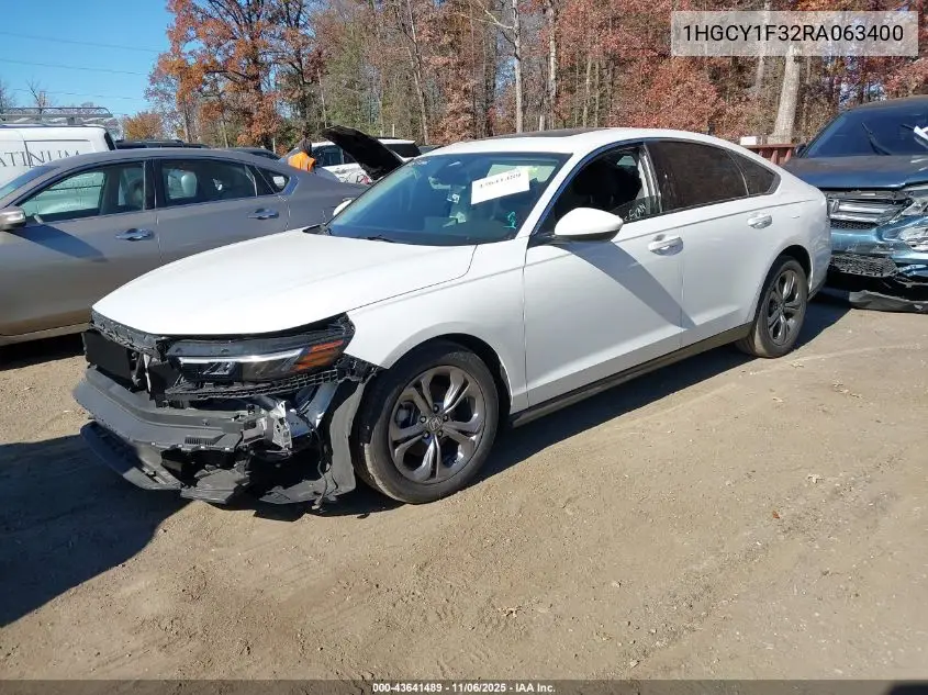 1HGCY1F32RA063400 2024 Honda Accord Ex