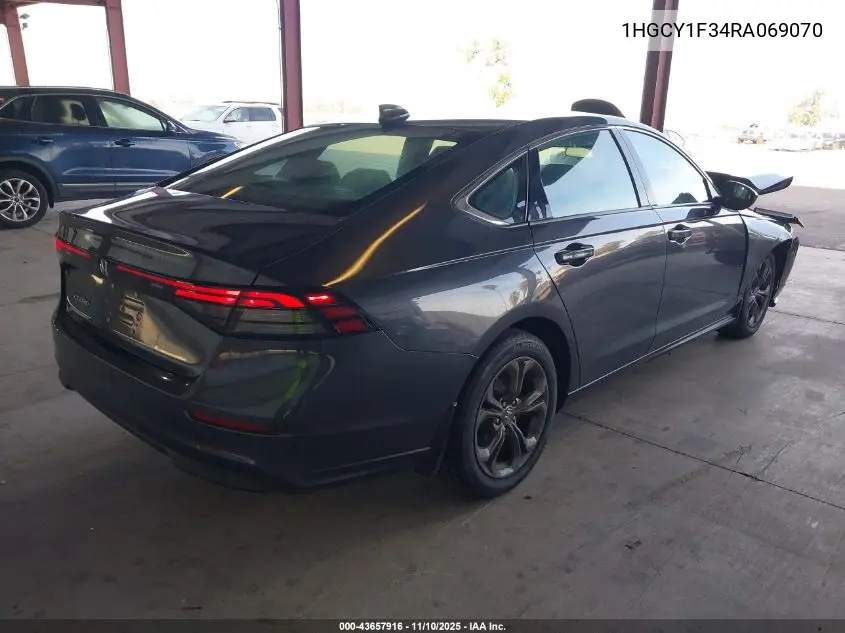 1HGCY1F34RA069070 2024 Honda Accord Ex