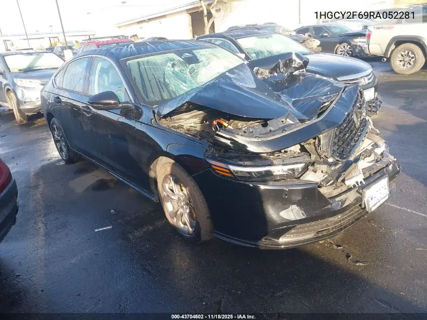 1HGCY2F69RA052281 2024 Honda Accord Hybrid Ex-L
