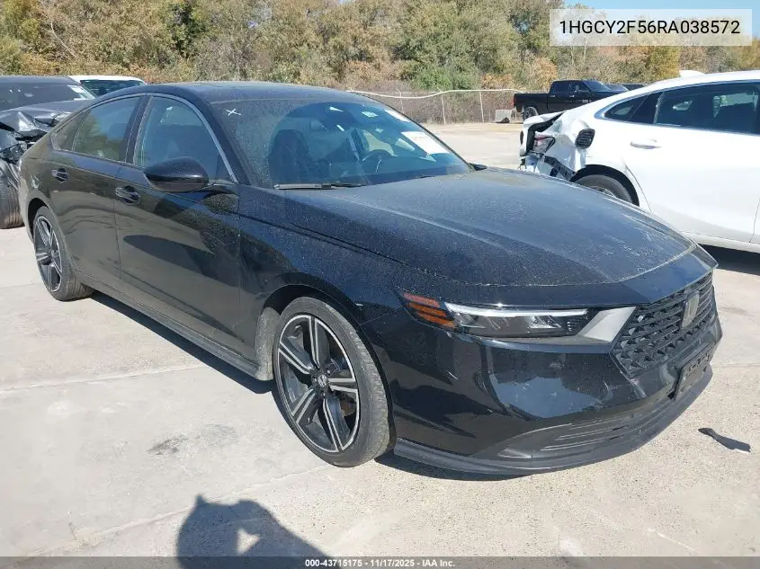 1HGCY2F56RA038572 2024 Honda Accord Hybrid Sport