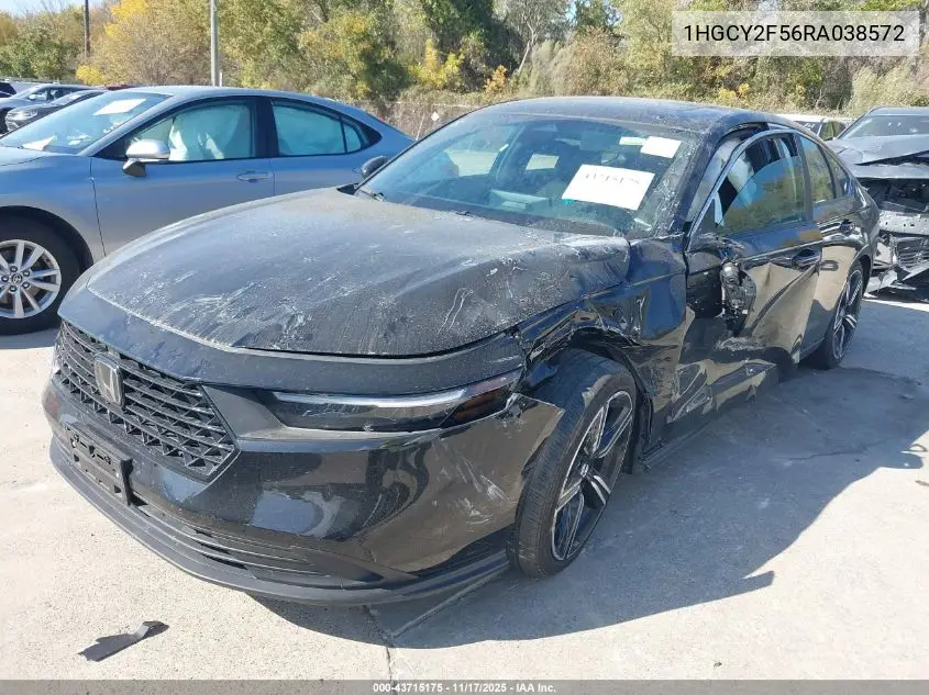 1HGCY2F56RA038572 2024 Honda Accord Hybrid Sport