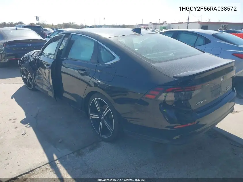1HGCY2F56RA038572 2024 Honda Accord Hybrid Sport