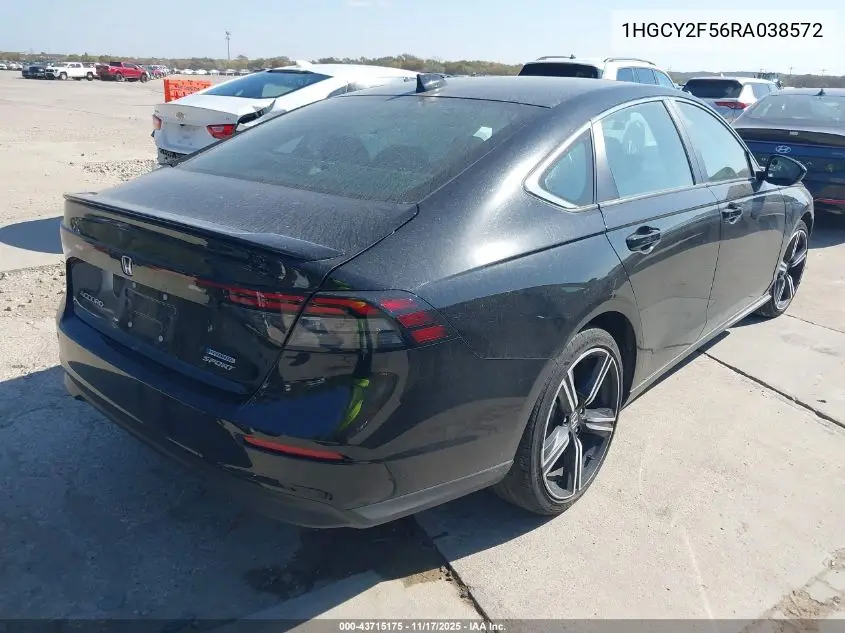 1HGCY2F56RA038572 2024 Honda Accord Hybrid Sport