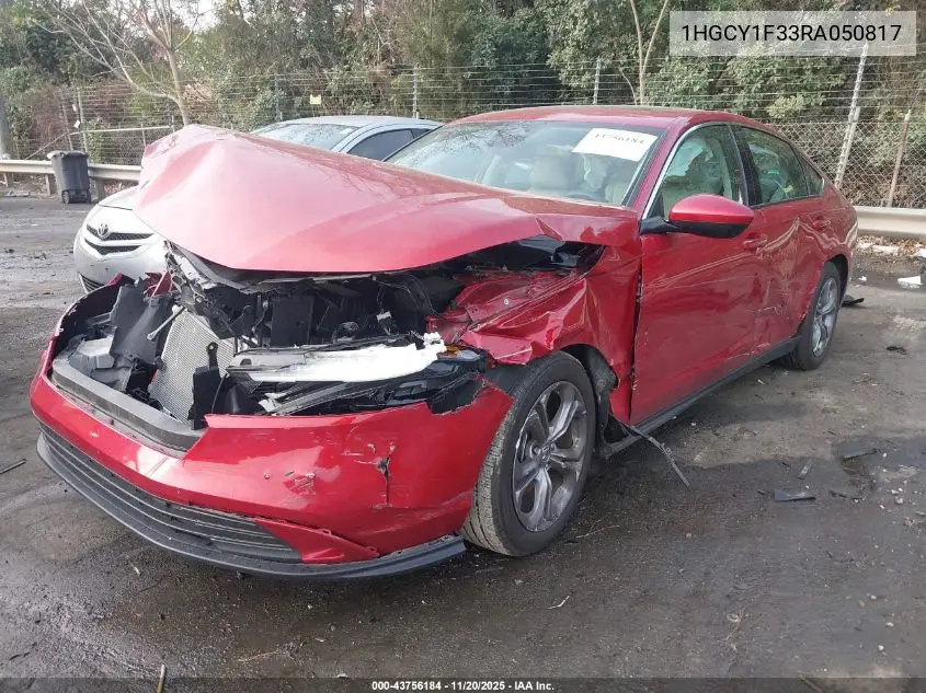 1HGCY1F33RA050817 2024 Honda Accord Ex
