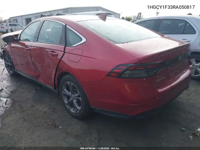 1HGCY1F33RA050817 2024 Honda Accord Ex