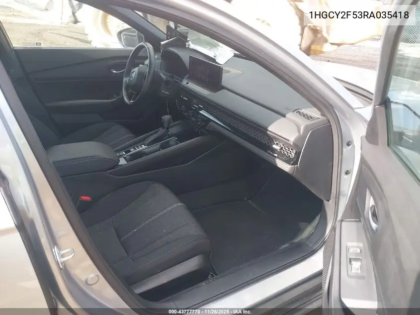 1HGCY2F53RA035418 2024 Honda Accord Hybrid Sport