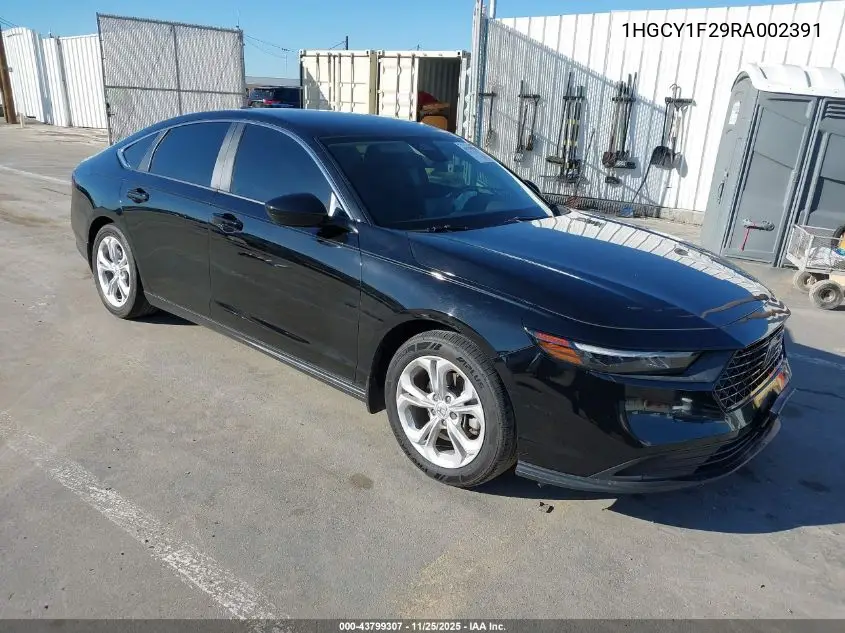1HGCY1F29RA002391 2024 Honda Accord Lx