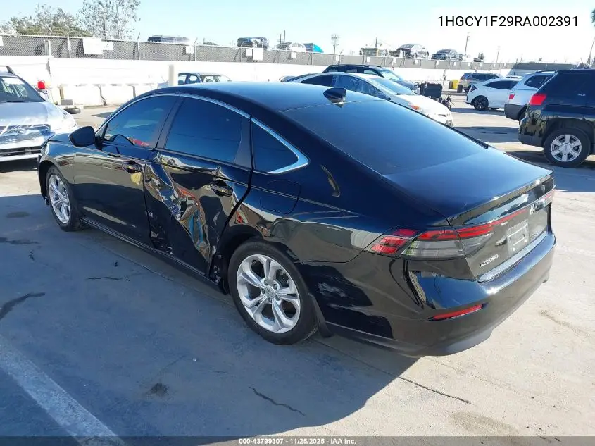 1HGCY1F29RA002391 2024 Honda Accord Lx