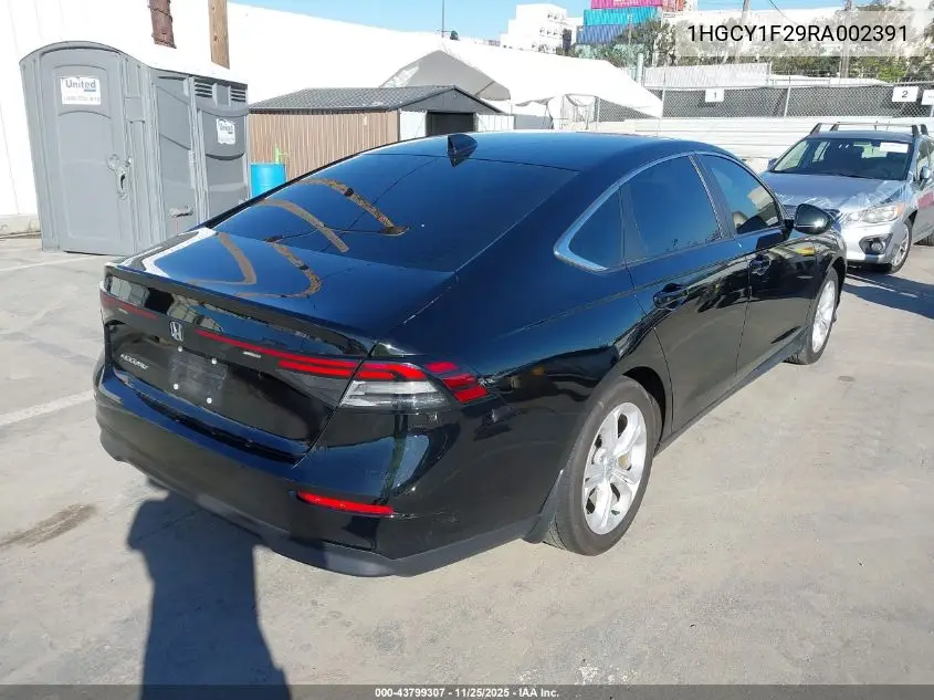 1HGCY1F29RA002391 2024 Honda Accord Lx