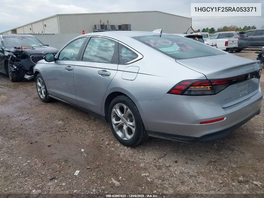 1HGCY1F25RA053371 2024 Honda Accord Lx