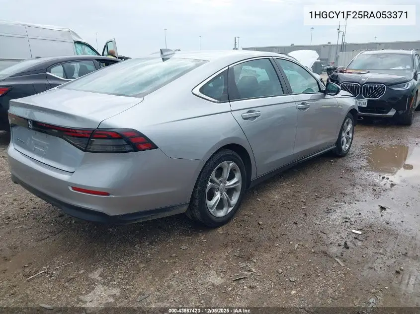 1HGCY1F25RA053371 2024 Honda Accord Lx