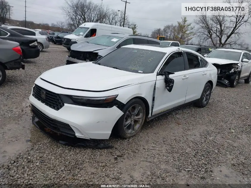 1HGCY1F38RA051770 2024 Honda Accord Ex