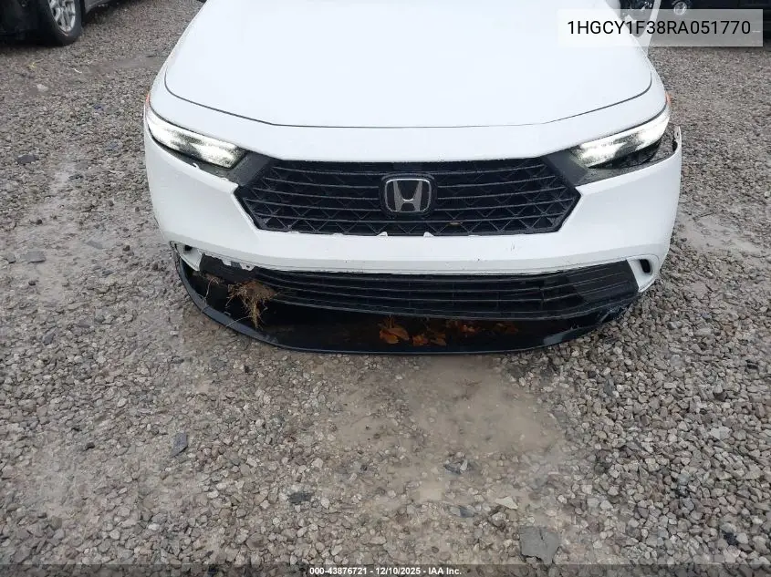 1HGCY1F38RA051770 2024 Honda Accord Ex