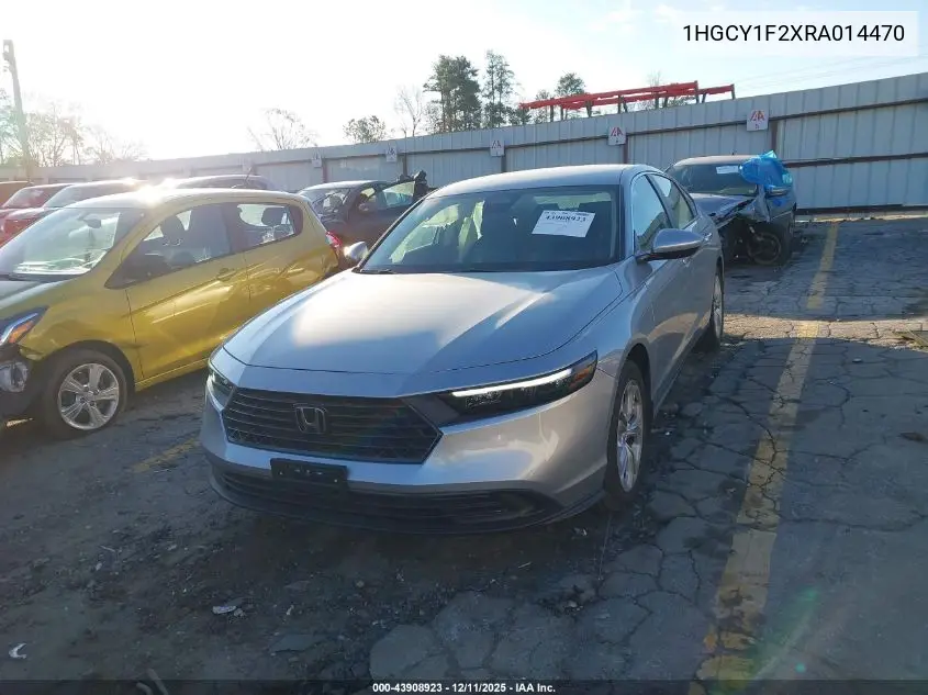 1HGCY1F2XRA014470 2024 Honda Accord Lx