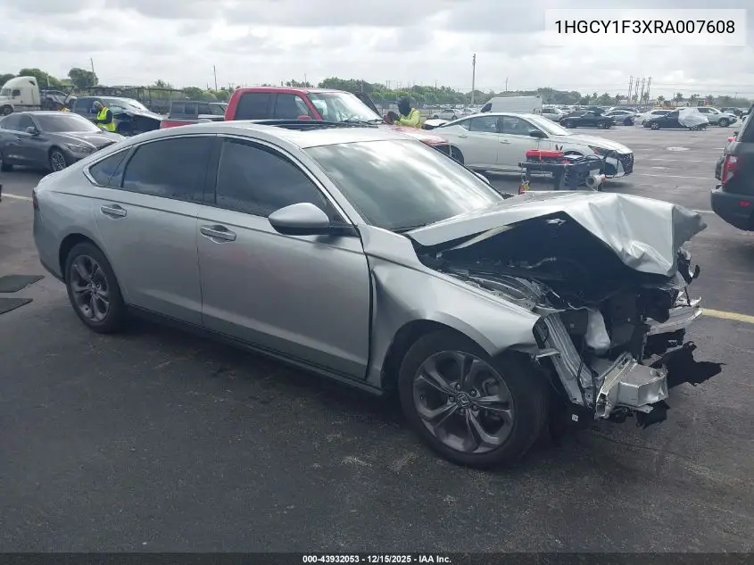 1HGCY1F3XRA007608 2024 Honda Accord Ex