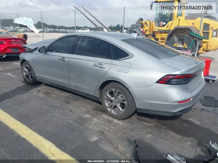 1HGCY1F3XRA007608 2024 Honda Accord Ex