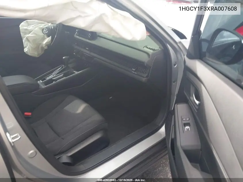 1HGCY1F3XRA007608 2024 Honda Accord Ex
