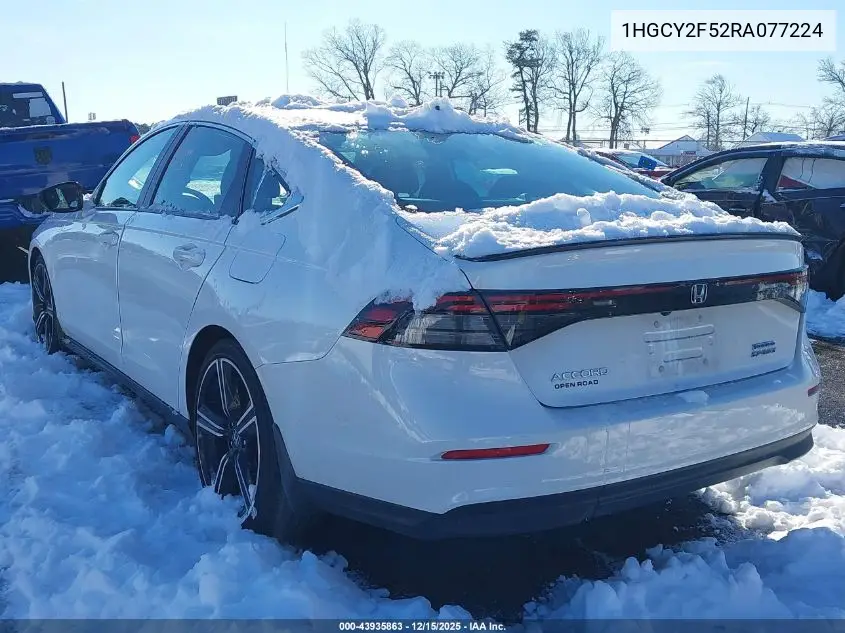 1HGCY2F52RA077224 2024 Honda Accord Hybrid Sport