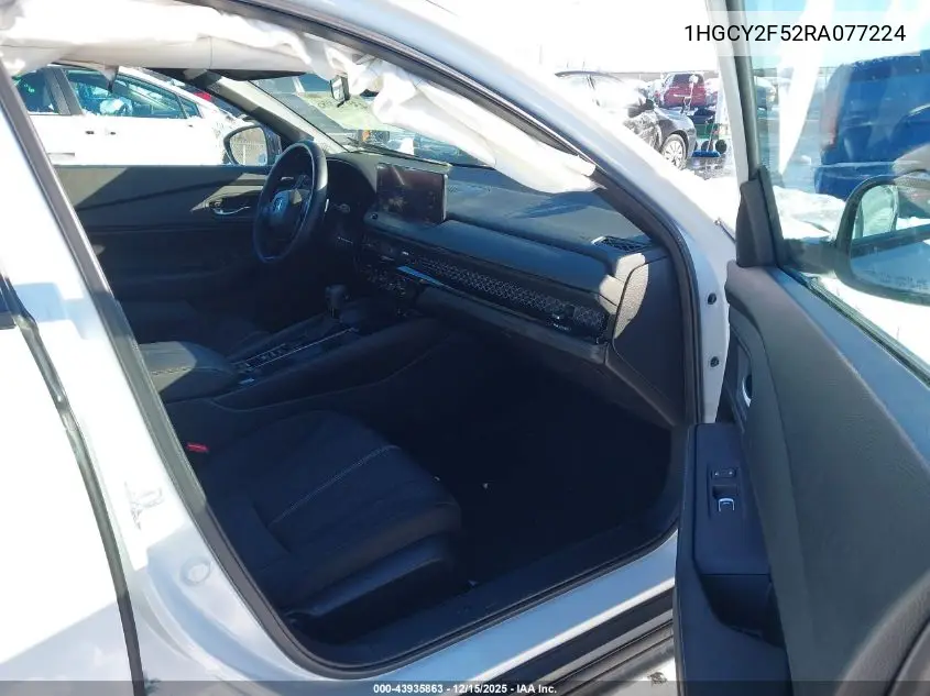 1HGCY2F52RA077224 2024 Honda Accord Hybrid Sport