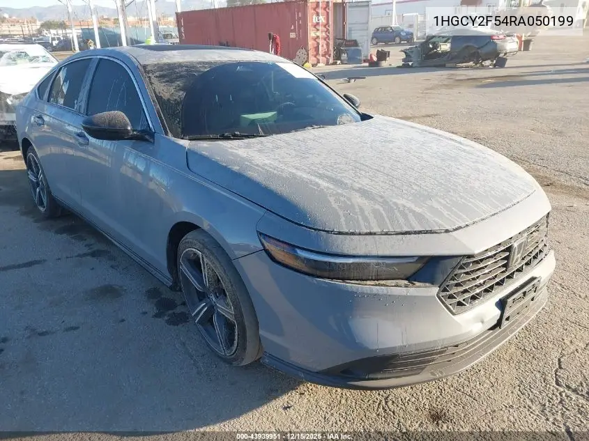 1HGCY2F54RA050199 2024 Honda Accord Hybrid Sport