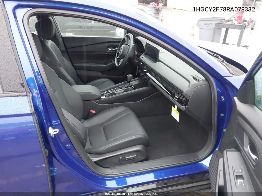 1HGCY2F78RA078332 2024 Honda Accord Hybrid Sport-L