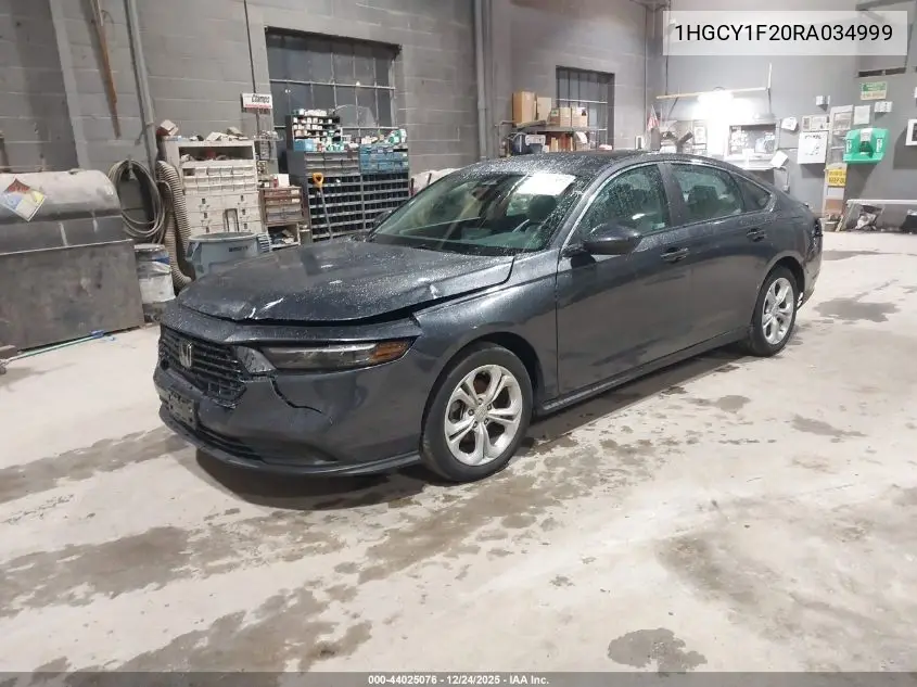 1HGCY1F20RA034999 2024 Honda Accord Lx