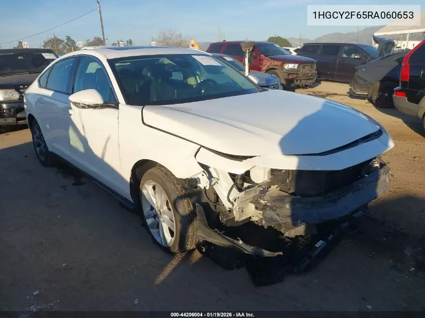 1HGCY2F65RA060653 2024 Honda Accord Hybrid Ex-L