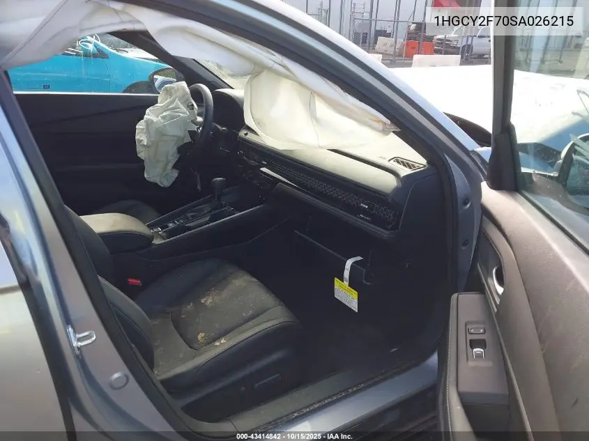1HGCY2F70SA026215 2025 Honda Accord Hybrid Sport-L