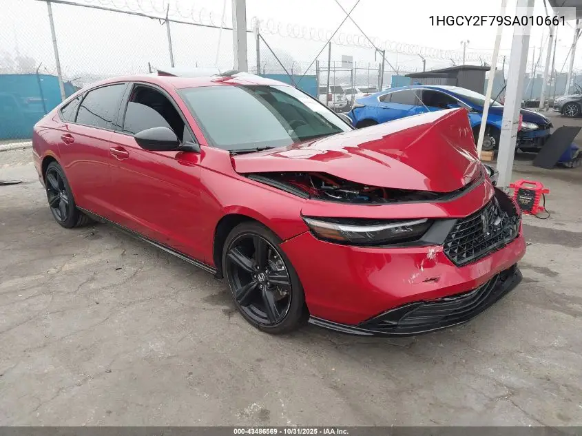 1HGCY2F79SA010661 2025 Honda Accord Hybrid Sport-L