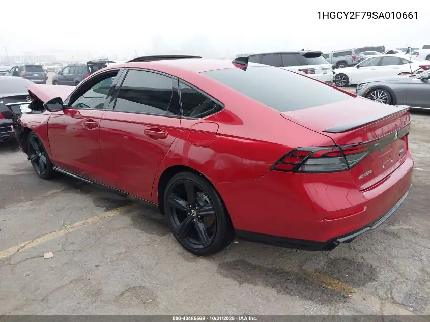 1HGCY2F79SA010661 2025 Honda Accord Hybrid Sport-L