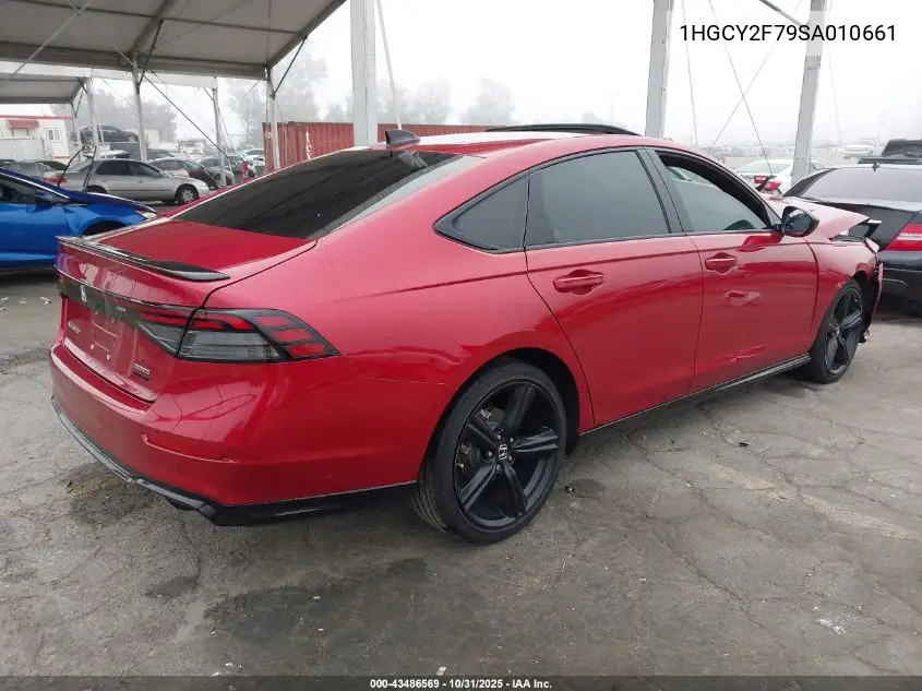 1HGCY2F79SA010661 2025 Honda Accord Hybrid Sport-L
