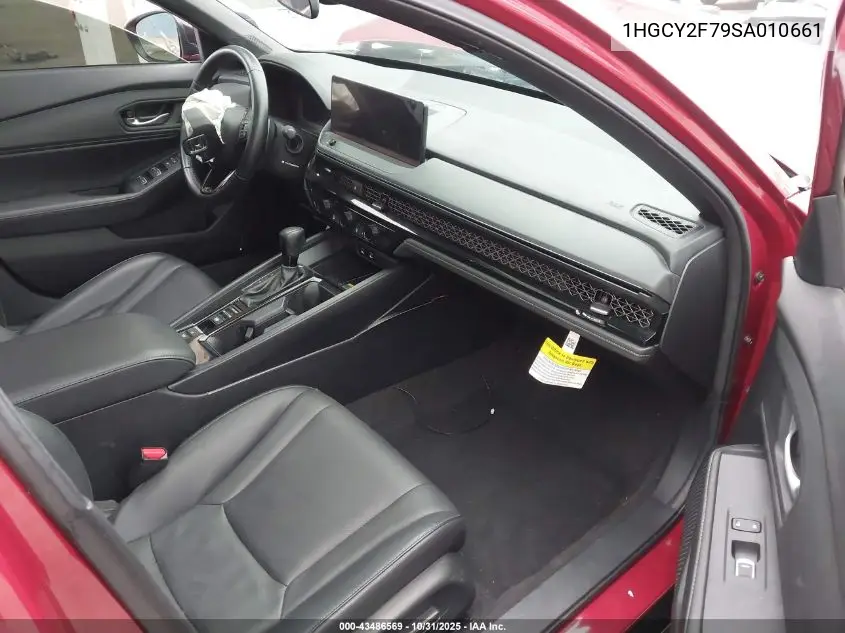 1HGCY2F79SA010661 2025 Honda Accord Hybrid Sport-L