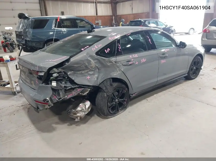 1HGCY1F40SA061904 2025 Honda Accord Se