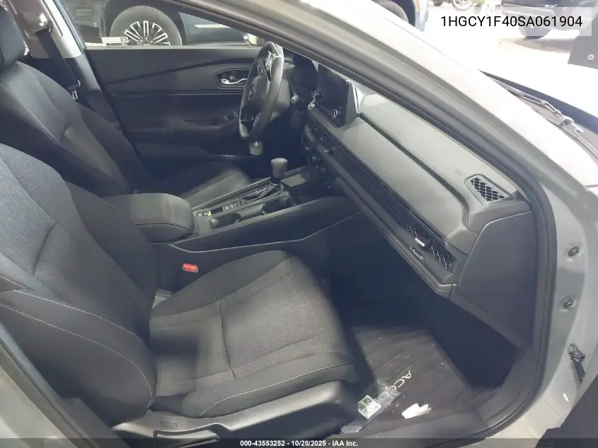 1HGCY1F40SA061904 2025 Honda Accord Se