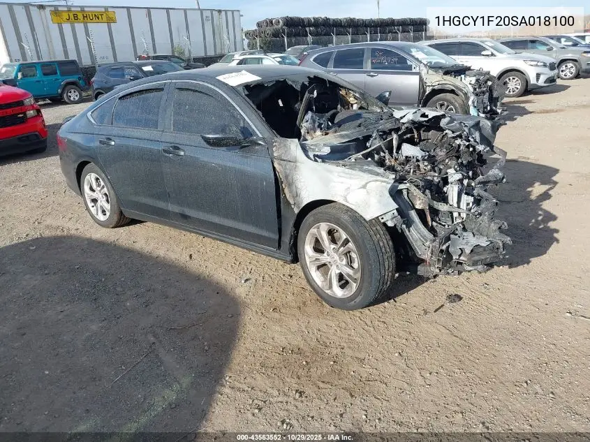 1HGCY1F20SA018100 2025 Honda Accord Lx