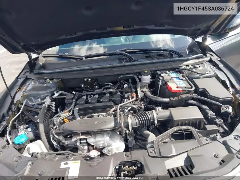 1HGCY1F45SA036724 2025 Honda Accord Se