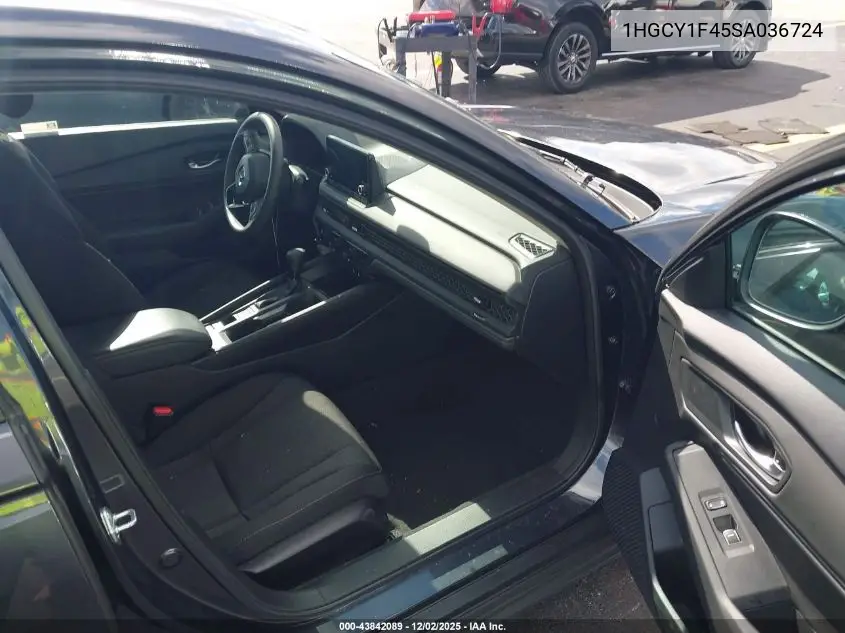 1HGCY1F45SA036724 2025 Honda Accord Se