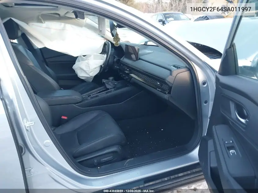 1HGCY2F64SA011997 2025 Honda Accord Hybrid Ex-L