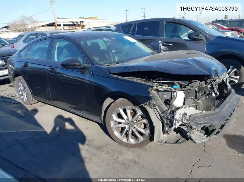 1HGCY1F47SA003790 2025 Honda Accord Se