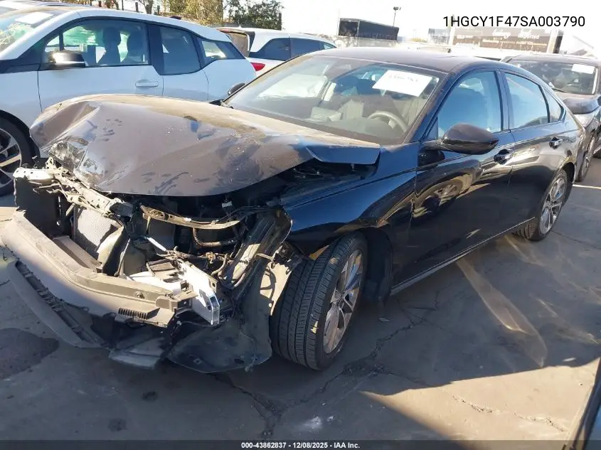 1HGCY1F47SA003790 2025 Honda Accord Se