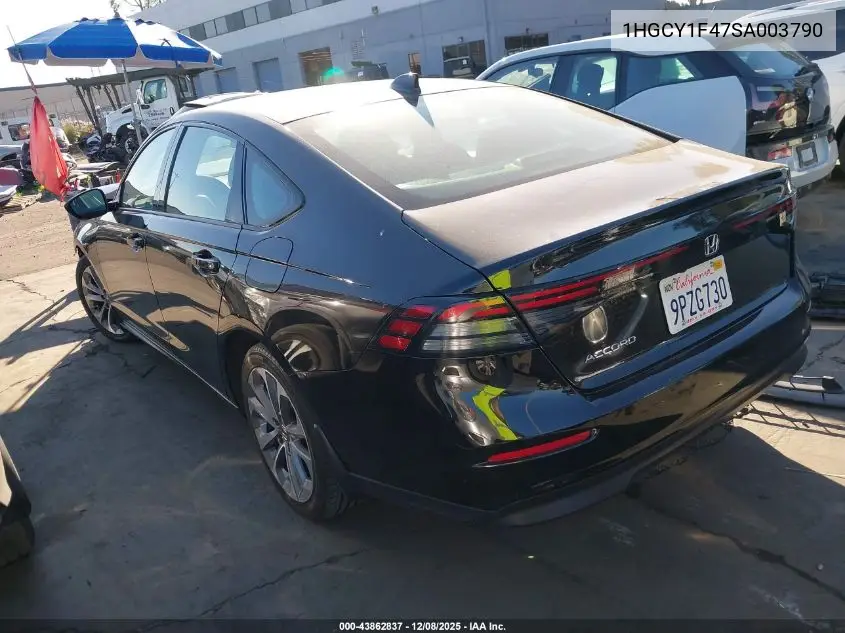 1HGCY1F47SA003790 2025 Honda Accord Se