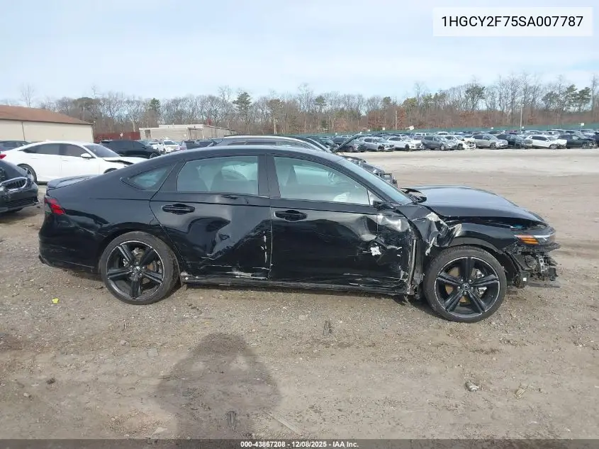 1HGCY2F75SA007787 2025 Honda Accord Hybrid Sport-L